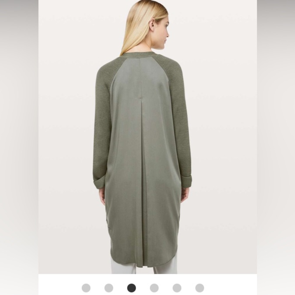 Lulu lemon still at ease cardigan wrap Cashlu  8 NWT